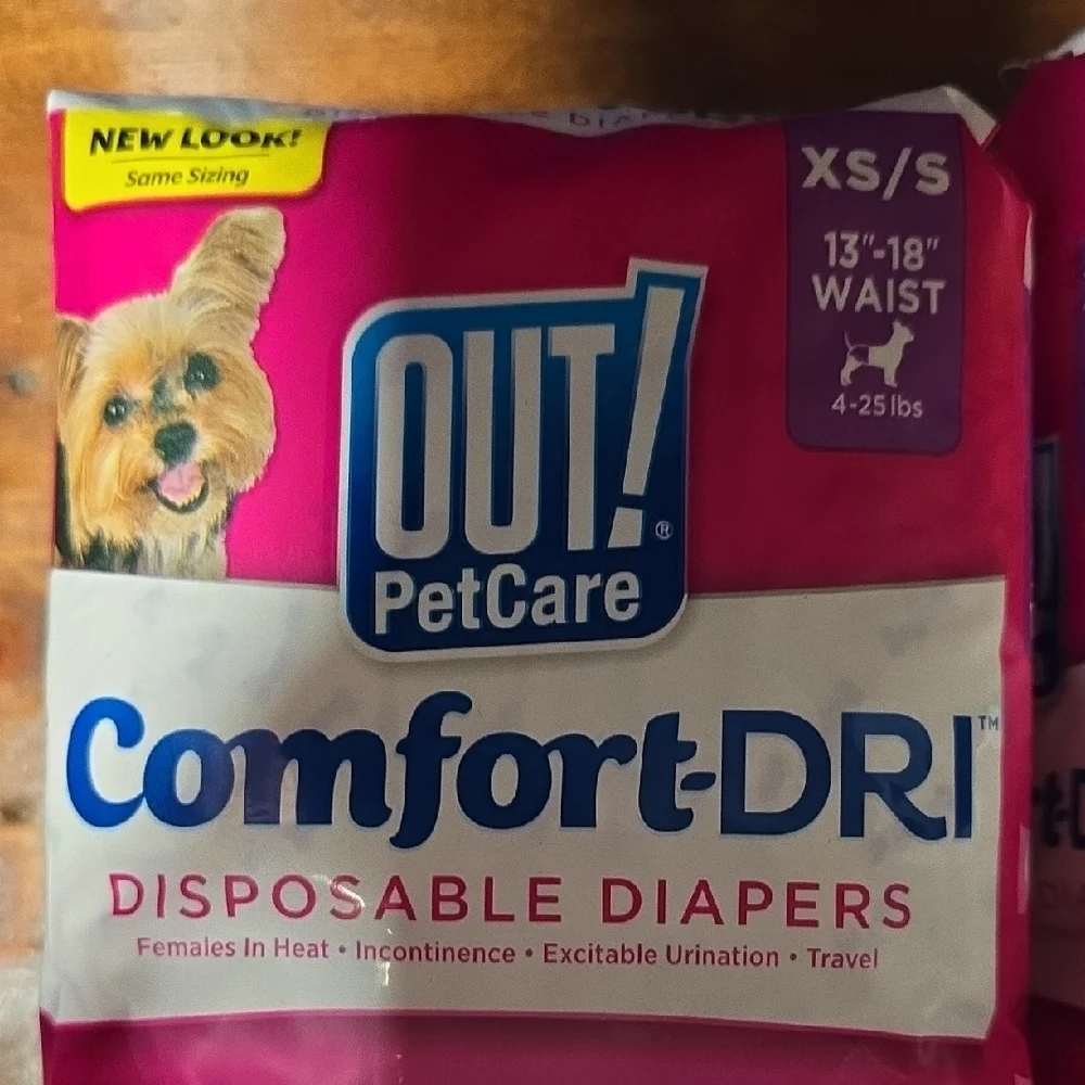 New Look Pink Pet Diapers